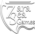 White logo for Zara Sea Games